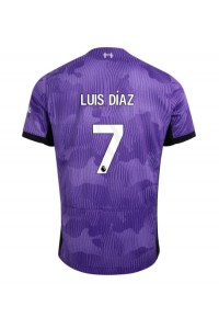 Fotbalové Dres Liverpool Luis Diaz #7 Třetí Oblečení 2023-24 Krátký Rukáv